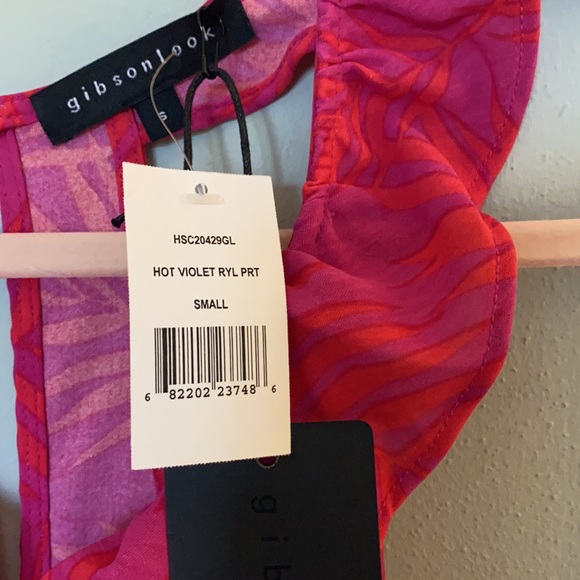 Brand new Gibson Cassie Sugarplum Summer Nights ruffle maxi - Picture 6 of 6